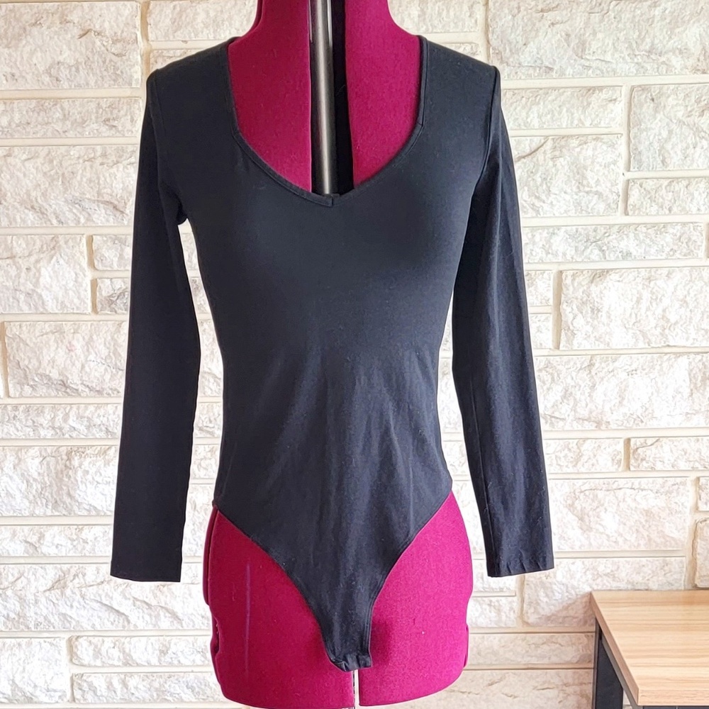 MangoPop Black Bodysuit